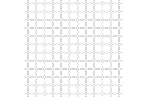 Abstract Gray Circle Patterns on White