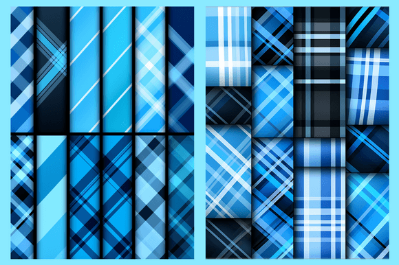 Blue and Black Plaid Patterns: A Strategic Design Element for Creative and Professional Projects