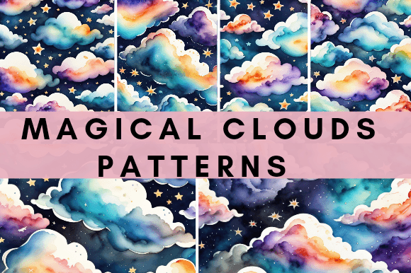 Cosmic Clouds Patterns: Unleash Creativity with High-Resolution Digital Art