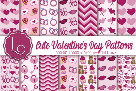 Cute Valentine’s Day Patterns: A Versatile Resource for Creative Projects