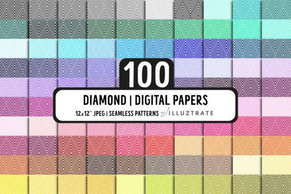 Diamond Digital Paper Pack Patterns: A Versatile Resource for Creative Projects