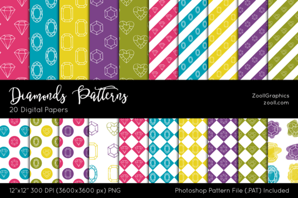 Diamonds Patterns for Creative Projects