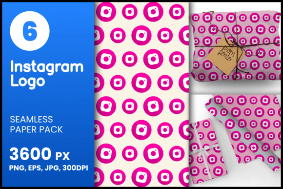 Instagram Logo Seamless Patterns: A Versatile Design Asset for Modern Creatives
