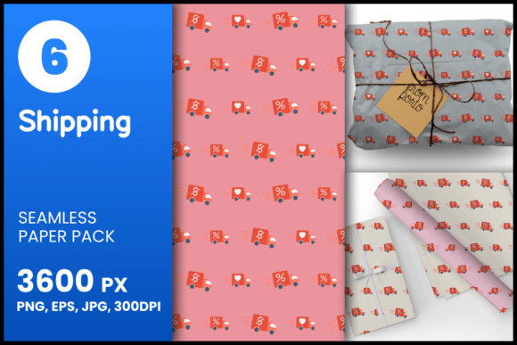 Shipping Seamless Patterns