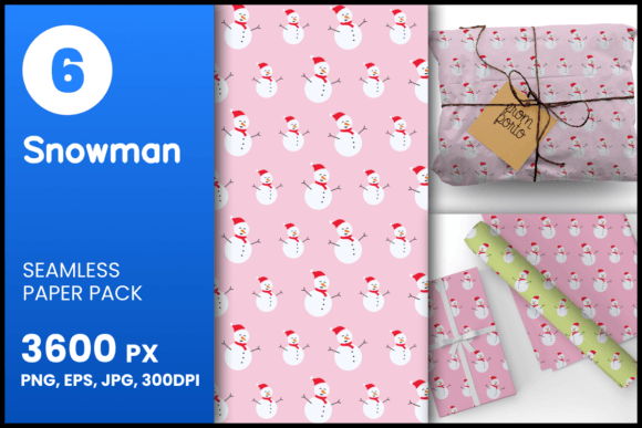Snowman Seamless Patterns: A Creative Asset for Designers, Marketers, and Entrepreneurs