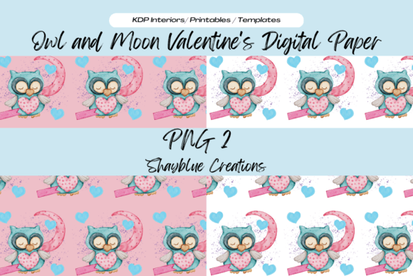 Valentine's Day Owl Digital Patterns: Strategic Design for Creative and Professional Use